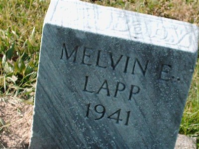 Melvin E. Lapp on Sysoon
