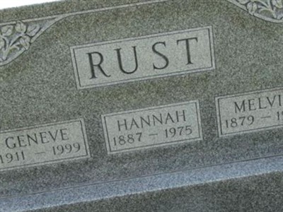 Melvin W. Rust on Sysoon