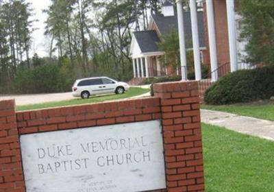 Duke Memorial Baptist Church Cemetery on Sysoon