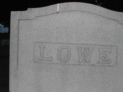 Memorial Marker Lowe on Sysoon