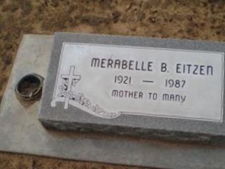 Merabelle B Eitzen on Sysoon