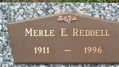 Merle E. Reddell on Sysoon