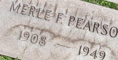 Merle F. Pearson on Sysoon