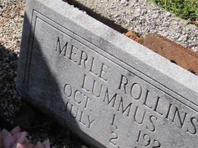 Merle Rollins Lummus on Sysoon