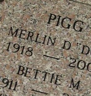 Merlin D "Doc" Pigg on Sysoon