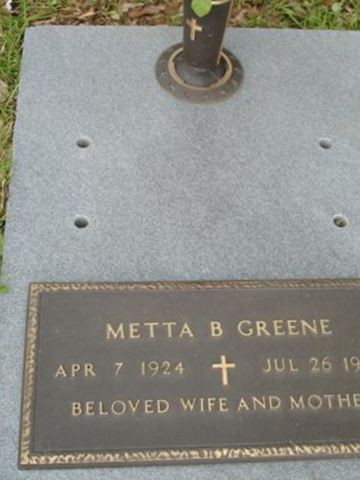 Metta B. Greene on Sysoon