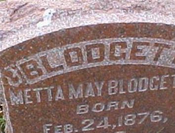 Metta May Blodgett on Sysoon