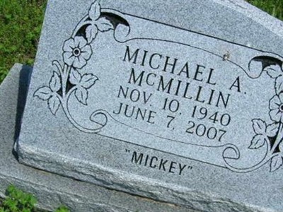 Michael A "Mickey" McMillin on Sysoon