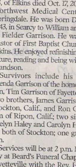 Michael D Garrison on Sysoon