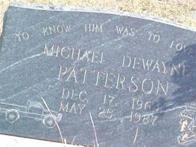 Michael Dewayne Patterson on Sysoon