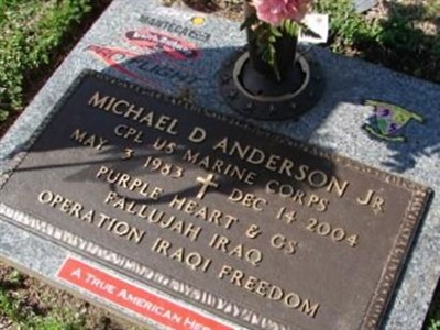 Corp Michael Dwayne Anderson, Jr on Sysoon