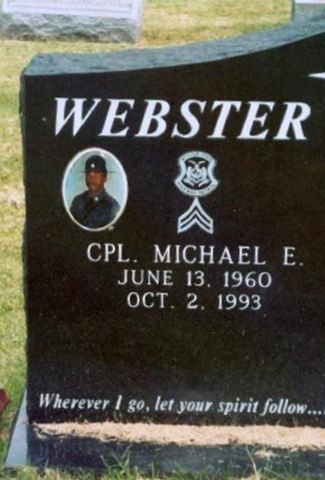 Corp Michael E. Webster on Sysoon