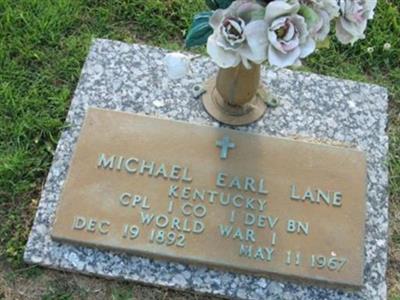 Michael Earl "Mike" Lane on Sysoon