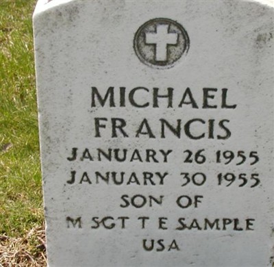 Michael Francis Sample, Find a grave on Sysoon Michael Francis Sample on Sysoon