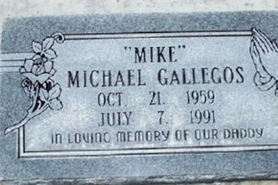 Michael Gallegos on Sysoon