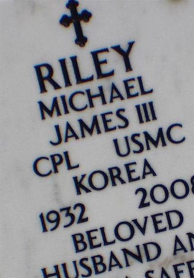 Corp Michael James Riley, III on Sysoon