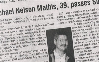 Michael Nelson Mathis on Sysoon