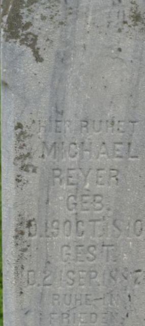 Michael Reyer on Sysoon