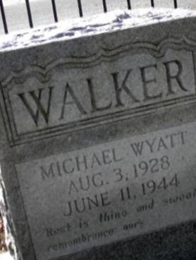 Michael Wyatt Walker on Sysoon