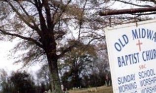 Old Midway Baptist Church Cemetery on Sysoon