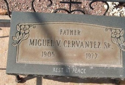Miguel V Cervantez, Sr on Sysoon