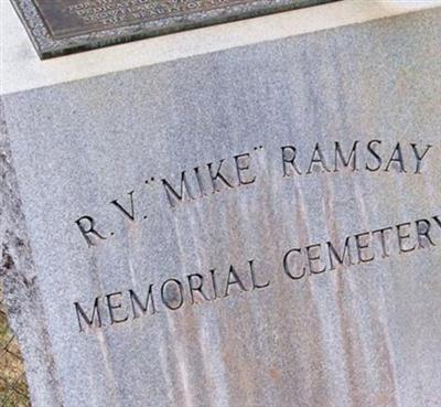 R V Mike Ramsay Memorial Cemetery on Sysoon