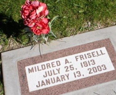 Mildred A Frisell on Sysoon