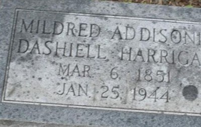 Mildred Addisonia Dashiell Harrigan on Sysoon