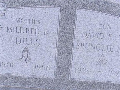 Mildred B Dills on Sysoon