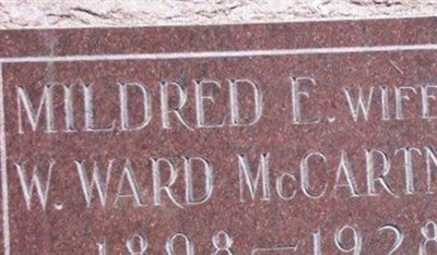 Mildred E. McCartney on Sysoon