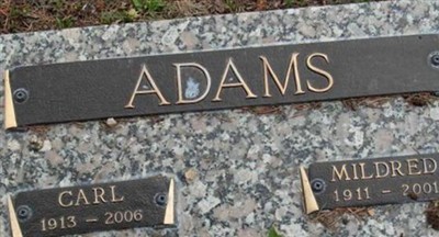 Mildred E. "Millie" Adams on Sysoon