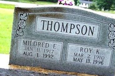 Mildred E Ricketts Thompson on Sysoon