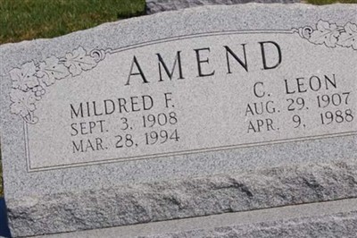 Mildred F Amend on Sysoon