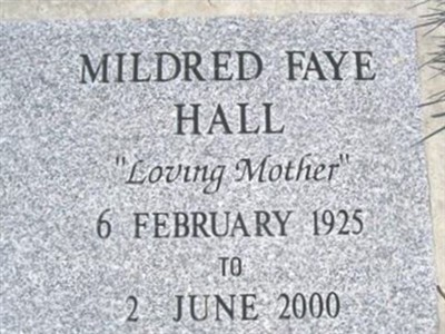Mildred Faye Hall on Sysoon