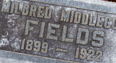 Mildred Florence Middlecoff Fields on Sysoon