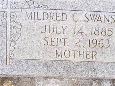 Mildred G Swanson on Sysoon