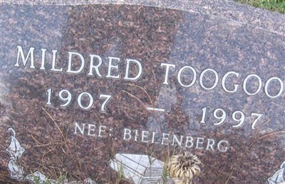 Mildred I Bielenberg Toogood on Sysoon