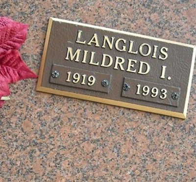 Mildred I. Langlois on Sysoon