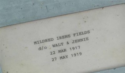 Mildred Irene Fields on Sysoon