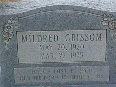 Mildred Iretta McCloud Grissom on Sysoon