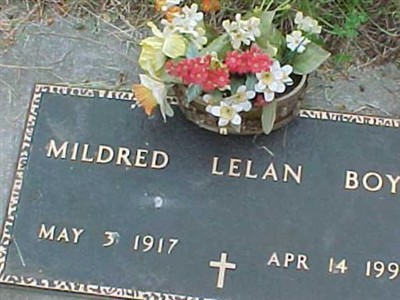 Mildred Lelan Boyd on Sysoon