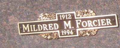 Mildred M. Forcier on Sysoon