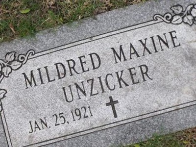Mildred Maxine Unzicker on Sysoon