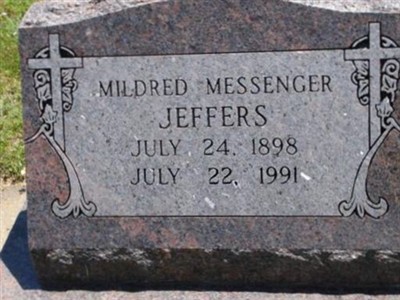 Mildred Messenger Jeffers on Sysoon
