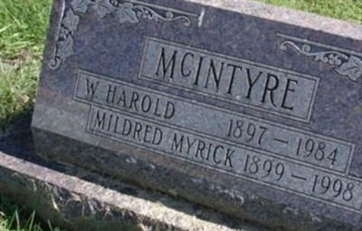 Mildred Myrick McIntyre on Sysoon