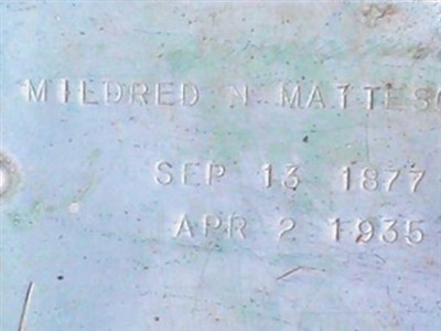 Mildred N Matteson on Sysoon