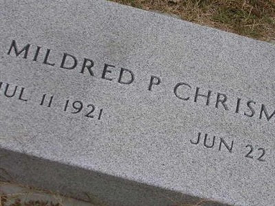 Mildred P. Chrisman on Sysoon