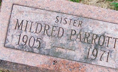 Mildred Parrott on Sysoon