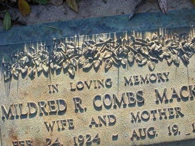 Mildred R. Combs Mackay on Sysoon