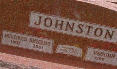 Mildred Shields Johnston on Sysoon
